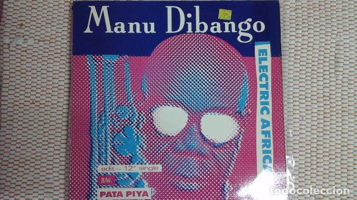 Discos de vinilo: Manu Dibango .Electric &Aacute;frica. M&Aacute;XI SINGLE USA 33 rpm - Foto 1