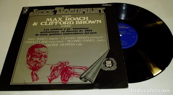Discos de vinilo: Jazz LP 1973.Lo Mejor De Max Roach De Clifford Brown-C - Foto 1
