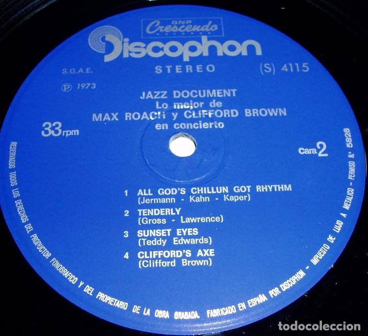 Discos de vinilo: Jazz LP 1973.Lo Mejor De Max Roach De Clifford Brown-C - Foto 4