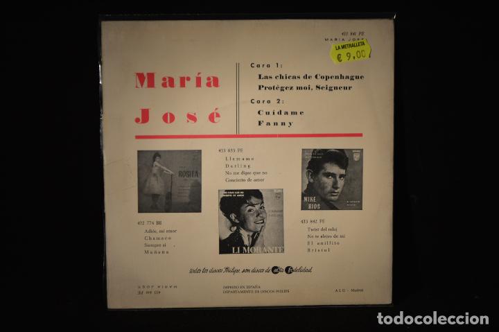 Discos de vinilo: MARIA JOSE - LAS CHICAS DE COPENHAGUE +3 - EP - Foto 2