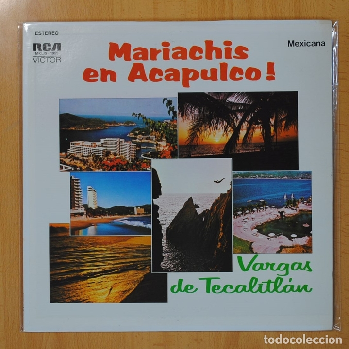 Discos de vinilo: VARGAS DE TECALITLAN - MARIACHIS EN ACAPULCO - LP - Foto 1