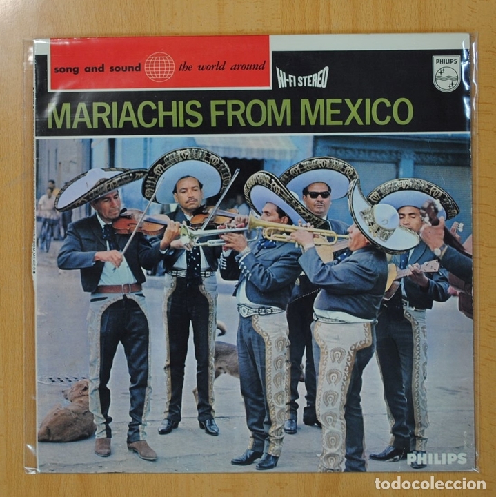 Disques de vinyle: MIGUEL DIAS AND HIS MARIACHIS - MARIACHIS FROM MEXICO - LP