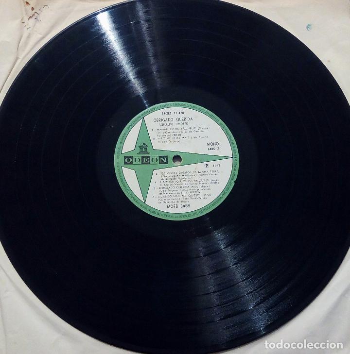 Discos de vinilo: LP AGNALDO TIMOTEO - OBRIGADO QUERIDA - ODEON 1967. - Foto 5