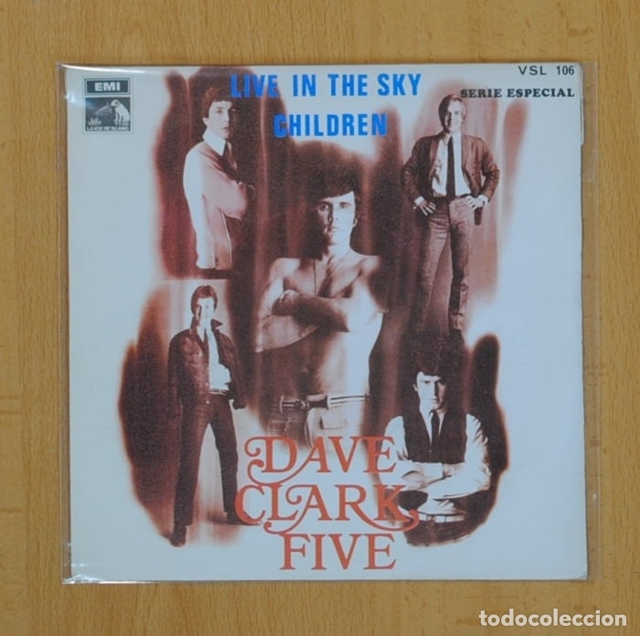 Discos de vinilo: DAVE CLARK FIVE - LIVE IN THE SKY, CHILDREN - SINGLE - Foto 1