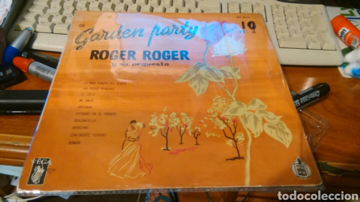 Discos de vinilo: Roger roger lp 10 garden party num.4 - Foto 1