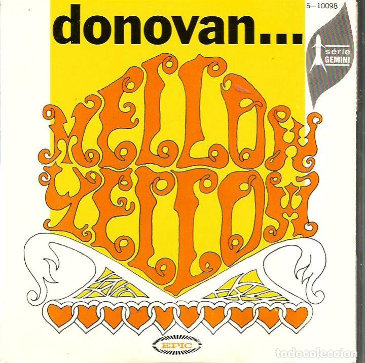 Discos de vinilo: SG DONOVAN : MELLOW YELLOW ( EDITADO EN FRANCIA ) - Foto 1