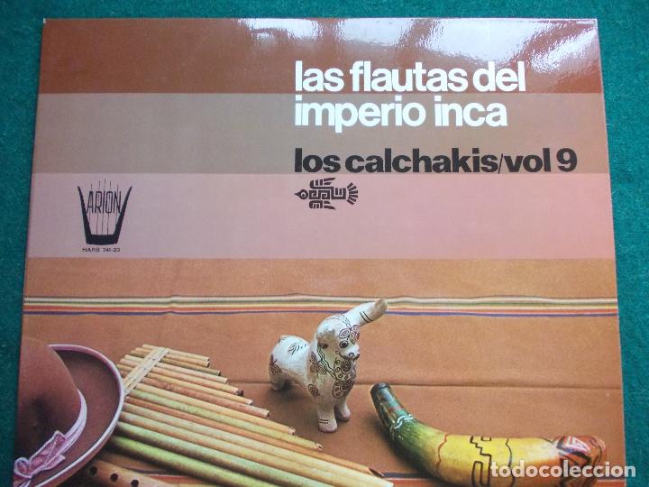Disques de vinyle: Las flautas del imperio Inca  Los Calchakis Volumen 9