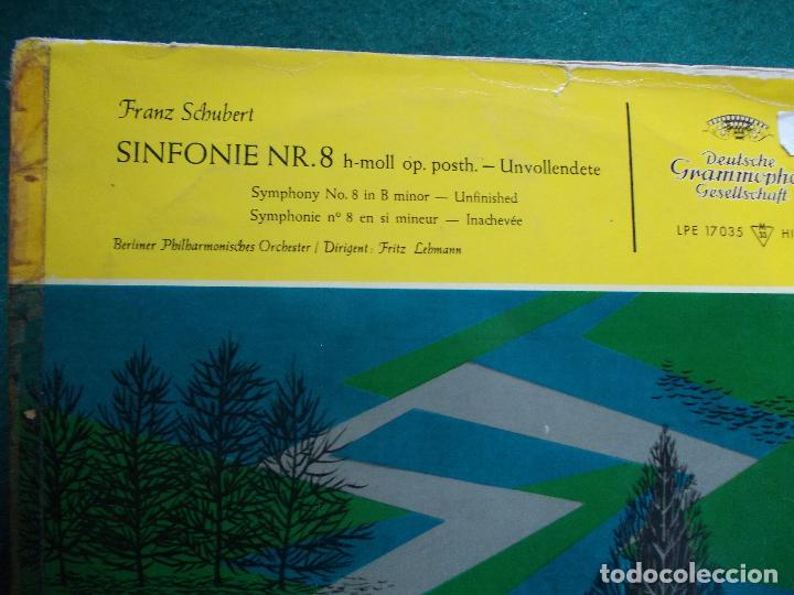 Discos de vinilo: Schubert Sinfonia n&ordm; 8 - Foto 1