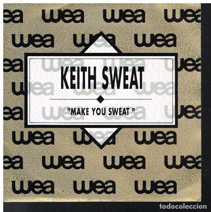 Discos de vinilo: KEITH SWEAT - MAKE YOU SWEAT - SINGLE 1990 - PROMO - Foto 1