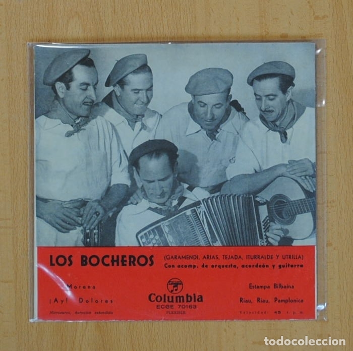 Discos de vinilo: LOS BOCHEROS - MORENA, &iexcl;AY! DOLORES - SINGLE - Foto 1
