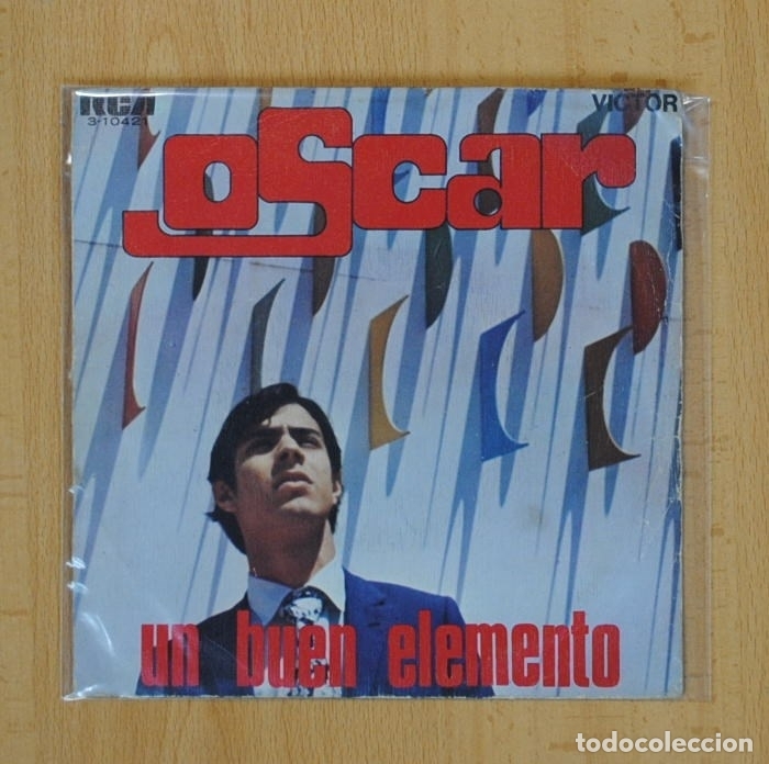 Discos de vinilo: OSCAR - UN BUEN ELEMENTO, ROMANCE DE ESTIO - SINGLE - Foto 1