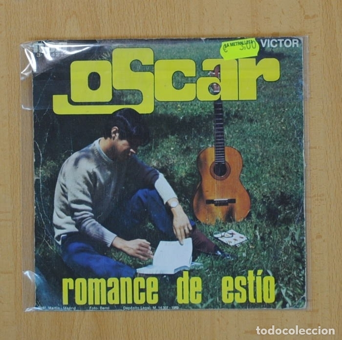 Discos de vinilo: OSCAR - UN BUEN ELEMENTO, ROMANCE DE ESTIO - SINGLE - Foto 2