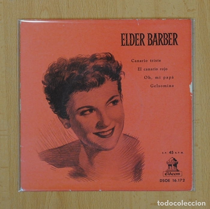 Discos de vinilo: ELDER BARBER - CANARIO TRISTE + 3 - EP - Foto 1