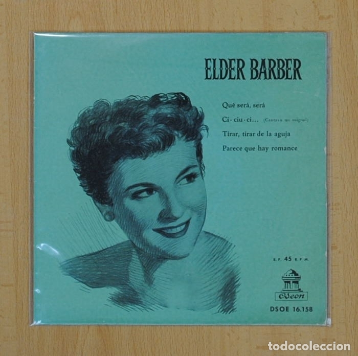 Discos de vinilo: ELDER BARBER - QUE SERA SERA + 3 - EP - Foto 1