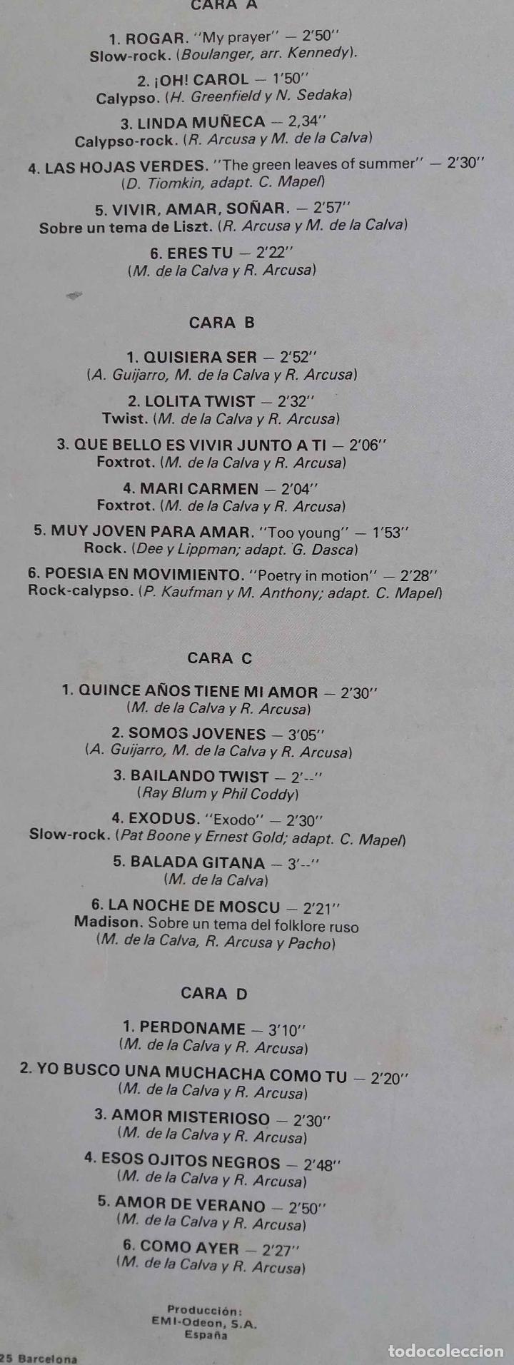 Discos de vinilo: D&Uacute;O DIN&Aacute;MICO, LA VOZ DE ... DOBLE LP, 2 DISCOS - Foto 2