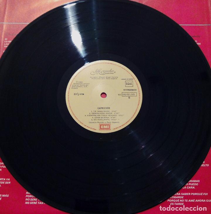 Discos de vinilo: LP MANUELA - CAPRICHOS - EMI-ODEON 1983. - Foto 5