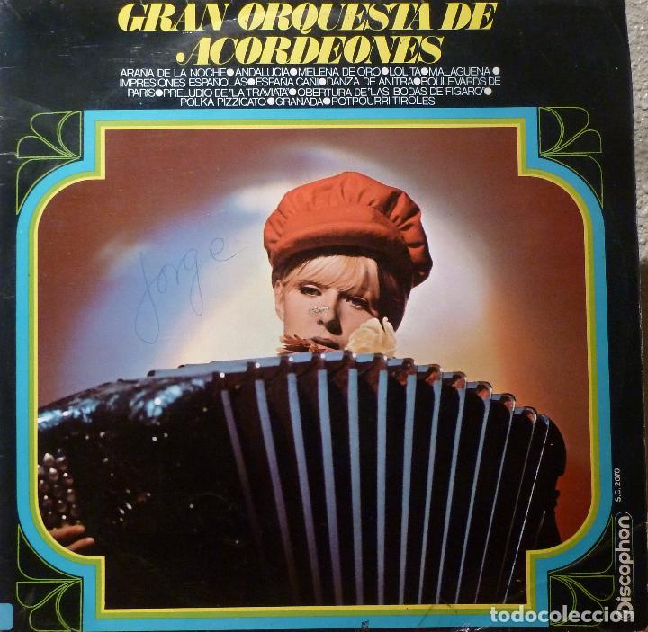 Discos de vinilo: GRAN ORQUESTA DE ACORDEONES - Foto 1