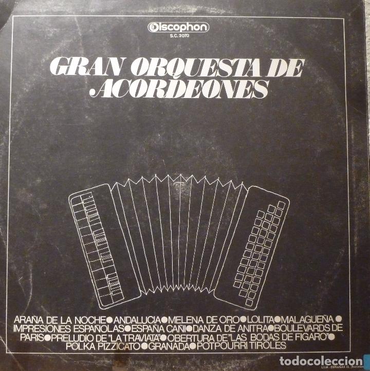 Discos de vinilo: GRAN ORQUESTA DE ACORDEONES - Foto 2