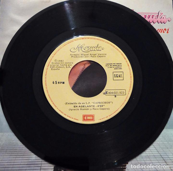 Discos de vinilo: SINGLE MANUELA - DEMASIADO AMOR - EMI 1983. - Foto 4