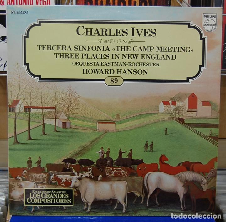 Discos de vinilo: Charles Ives. Philips 1982 -- LP - Foto 1