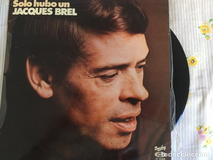 Discos de vinilo: LP JACQUES BREL-SOLO HUBO UN - Foto 1