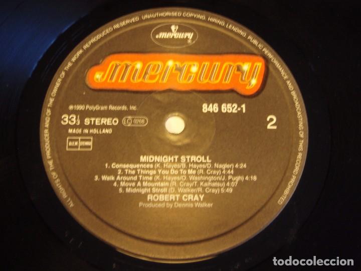 Discos de vinilo: ROBERT CRAY ( MIDNIGHT STROLL ) 1990-HOLANDA LP33 MERCURY - Foto 6
