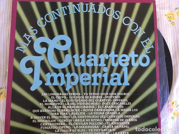 Discos de vinilo: LP CUARTETO IMPERIAL-MAS CONTINUADOS - Foto 1