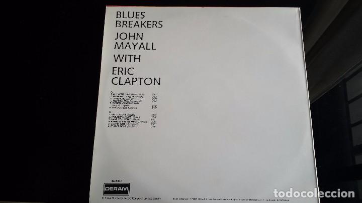 Discos de vinilo: LP JOHN MAYALL WITH ERIC CLAPTON - Foto 2