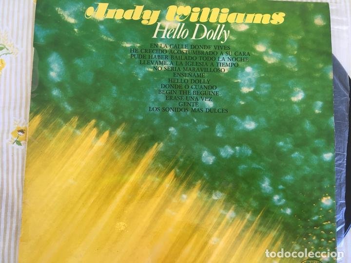 Discos de vinilo: LP ANDY WILLIAMS-HELLO DOLLY - Foto 1