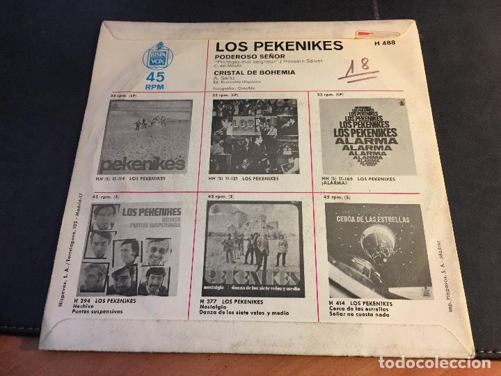 Discos de vinilo: LOS PEKENIKES (PODEROSO SE&Ntilde;OR) SINGLE ESPA&Ntilde;A 1969 (EPI6) - Foto 3