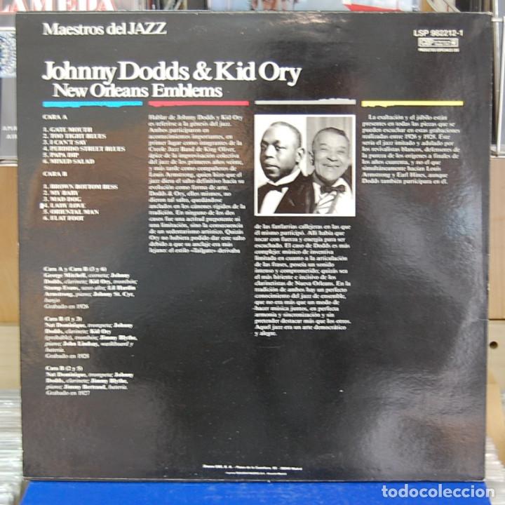 Discos de vinilo: Johnny Dodds & Kid Ory. New Orleans emblems. LP - Foto 2