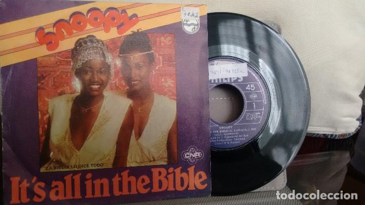 Discos de vinilo: SINGLE (VINILO) DE SNOOPY A&Ntilde;OS 70