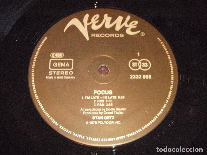 Discos de vinilo: STAN GETZ ( FOCUS ) 1978-GERMANY LP33 VERVE - Foto 6