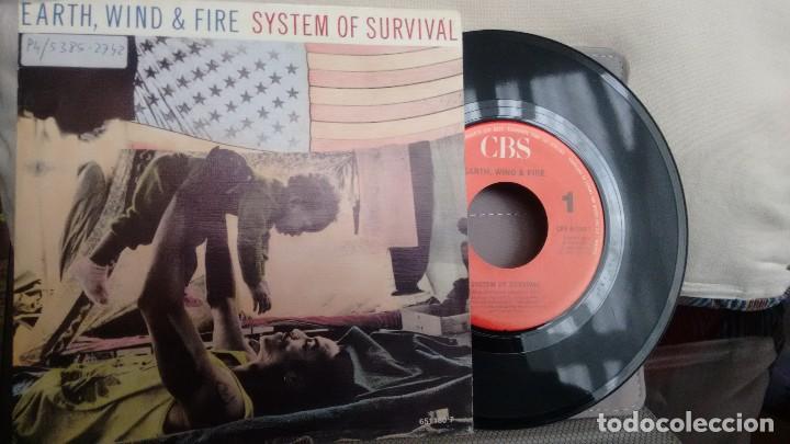 Discos de vinilo: SINGLE (VINILO) DE EARTH WIND AND FIRE A&Ntilde;OS 80 - Foto 1