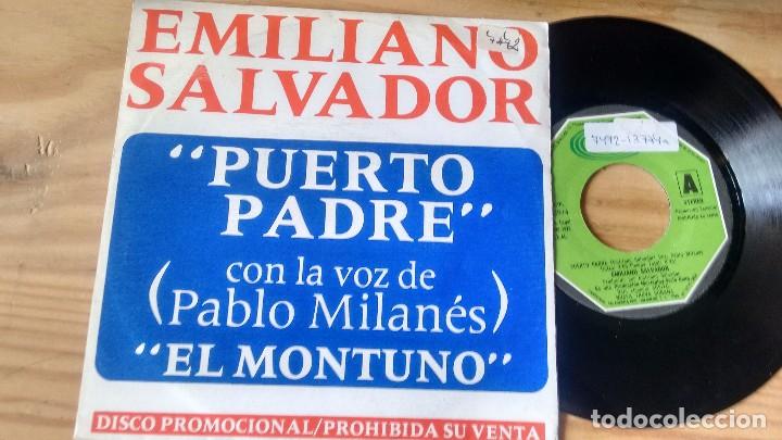 Disques de vinyle: SINGLE (VINILO)-PROMOCION- DE EMILIANO SALVADOR A&Ntilde;OS  70