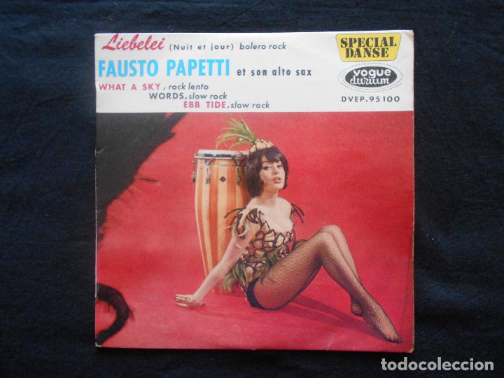 Discos de vinilo: FAUSTO PAPETTI // LIEBELE + 3 - Foto 1