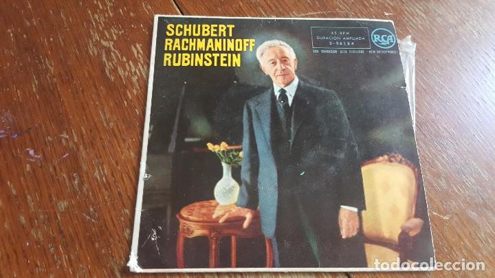 Discos de vinilo: RUBINSTEIN. SCHUBERT. RACHMANINOFF. - Foto 1