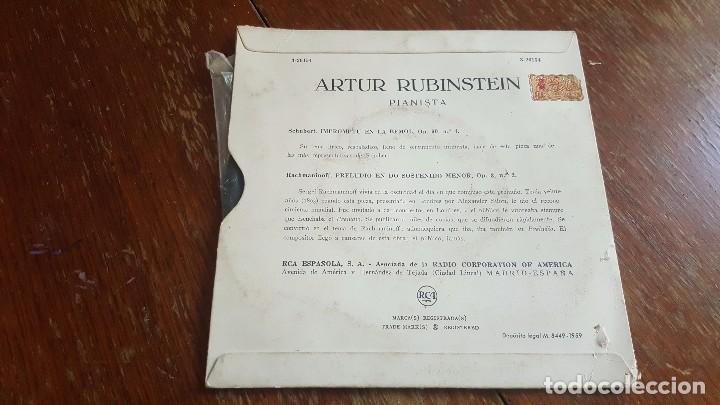 Discos de vinilo: RUBINSTEIN. SCHUBERT. RACHMANINOFF. - Foto 2