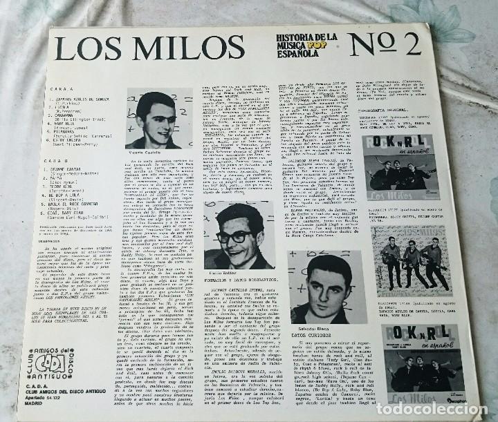 Discos de vinilo: Los Milos. 3 Eps (Alligator Records 1984) - Foto 2
