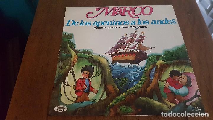 Discos de vinilo: MARCO. DE LOS APENINOS A LOS ANDES. - Foto 1