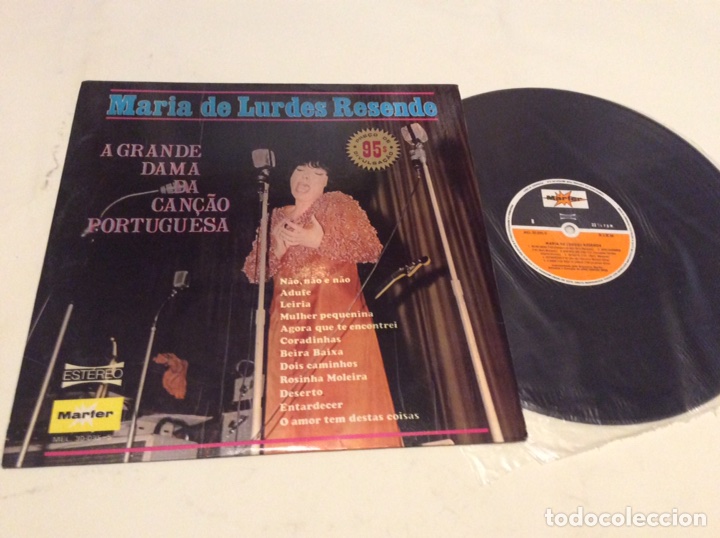 Disques de vinyle: VINILO LP -MARIA DE LURDES RESENDE, LA GRAN DAMA DE LA CANCION PORTUGUESA
