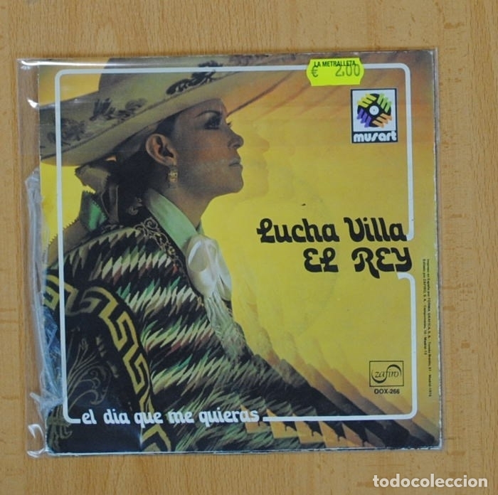 Discos de vinilo: LUCHA VILLA - EL REY / EL DIA QUE ME QUIERAS - SINGLE - Foto 2