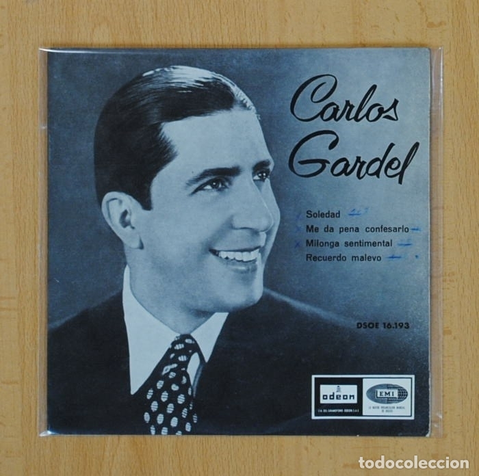 Discos de vinilo: CARLOS GARDEL - SOLEDAD + 3 -EP - Foto 1