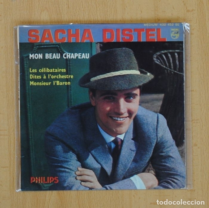Discos de vinilo: SACHA DISTEL - MON BEAU CHAPEAU + 3 -EP - Foto 1