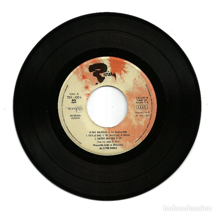 Discos de vinilo: AIM&Eacute; BARELLI Y SU TROMPETA (EP) 1966 - Foto 3