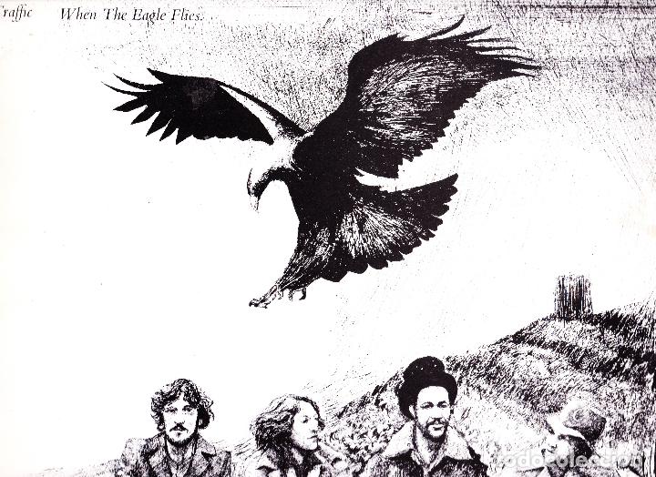 Discos de vinilo: WHEN THE EAGLE FLIES. TRAFFIC. LP VINILO. 1974. ROCK PROGRESIVO - Foto 1