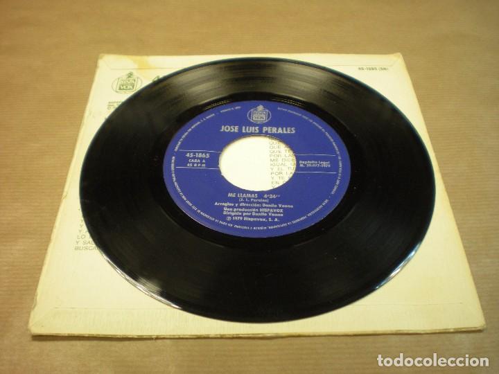 Discos de vinilo: JOSE LUIS PERALES. ME LLAMAS. EL AMOR - Foto 3