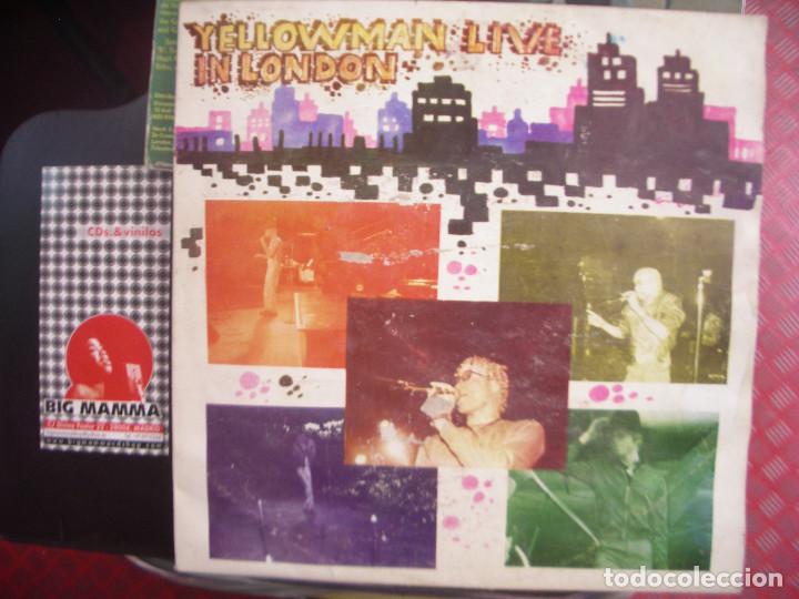 Discos de vinilo: YELLOWMAN- LIVE IN LONDON. - Foto 1