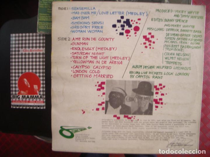 Discos de vinilo: YELLOWMAN- LIVE IN LONDON. - Foto 2