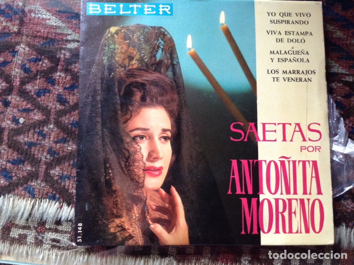 Discos de vinilo: Saetas. Anto&ntilde;ita moreno - Foto 1